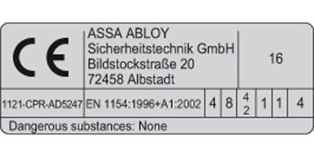 Дверной доводчик Assa Abloy DC200 с рычажной тягой L190 Дверной доводчик Assa Abloy DC200 с рычажной тягой L190