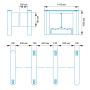 Боковой модуль распашного турникета Блокпост РСП 600 Боковой модуль распашного турникета Блокпост РСП 600