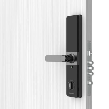 Электронный замок биометрический Philips Easykey DDL610-5HBS с распознаванием отпечатков пальца Электронный замок биометрический Philips Easykey DDL610-5HBS с распознаванием отпечатков пальца