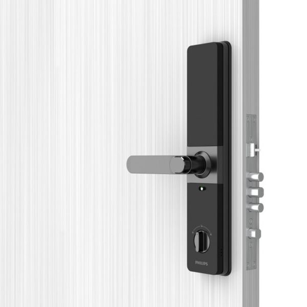 Электронный замок биометрический Philips Easykey DDL610-5HBS с распознаванием отпечатков пальца Электронный замок биометрический Philips Easykey DDL610-5HBS с распознаванием отпечатков пальца