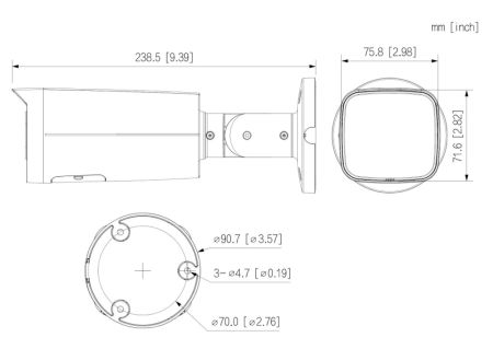 IP-видеокамера 2Мп Dahua DH-IPC-HFW2249TP-ZAS-IL с ИИ и двойной подсветкой IP-видеокамера 2Мп Dahua DH-IPC-HFW2249TP-ZAS-IL с ИИ и двойной подсветкой