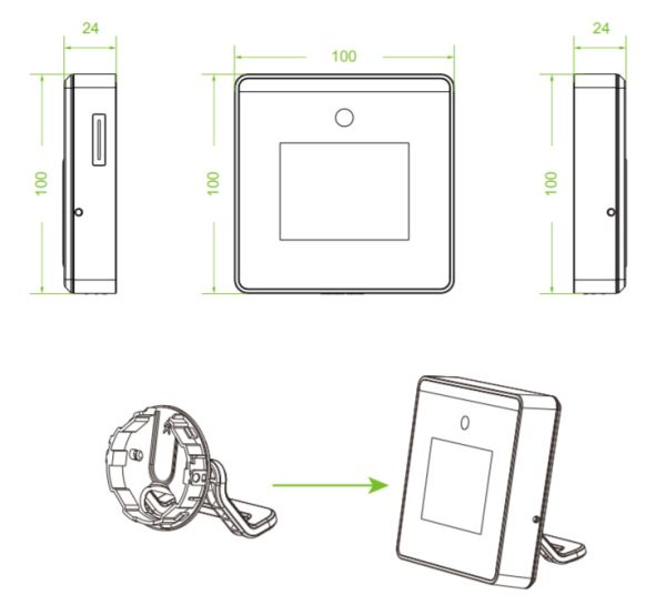 Биометрический терминал учета рабочего времени ZKTeco Horus TL1 с распознаванием лиц Биометрический терминал учета рабочего времени ZKTeco Horus TL1 с распознаванием лиц