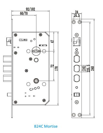 Электронный замок биометрический Philips EasyKey Alpha 5HB Электронный замок биометрический Philips EasyKey Alpha 5HB