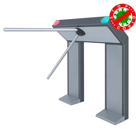 Турникет-дуопод моторизованный двухстоечный STOP-COVID-счетчик Rusgate T2-M-BF v.1.2 (с автоматическими планками Антипаника) Турникет-дуопод моторизованный двухстоечный STOP-COVID-счетчик Rusgate T2-M-BF v.1.2 (с автоматическими планками Антипаника)
