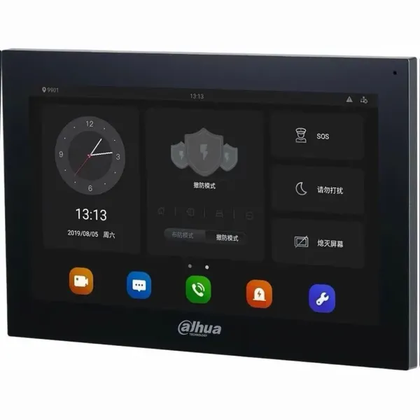 IP-видеодомофон сенсорный 10" Dahua DHI-VTH5341G-W