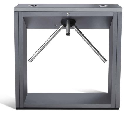 Турникет-трипод тумбовый PERCo-TTD-03.2G из окрашенной стали, темно-серый (с планками) Турникет-трипод тумбовый PERCo-TTD-03.2G из окрашенной стали, темно-серый (с планками)