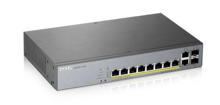 Управляемый PoE-коммутатор 8-канальный Zyxel GS1350-12HP Управляемый PoE-коммутатор 8-канальный Zyxel GS1350-12HP