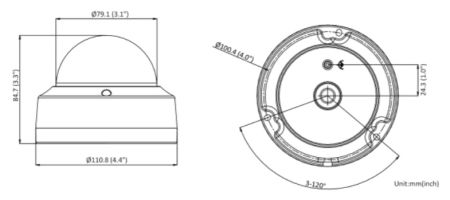 Уличная антивандальная IP-камера 4Мп HiWatch IPC-D042-G2/S (4 мм) Уличная антивандальная IP-камера 4Мп HiWatch IPC-D042-G2/S (4 мм)