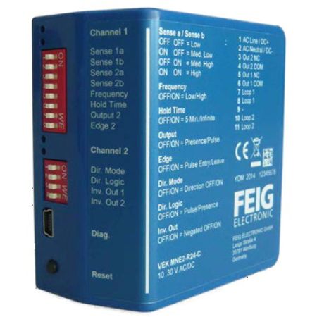 Контроллер индукционной петли Feig VEK MNE2-R24-C Контроллер индукционной петли Feig VEK MNE2-R24-C