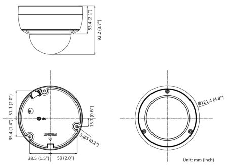 Антивандальная IP-камера 4Мп HikVision DS-2CD2143G2-IU (4 мм) с микрофоном Антивандальная IP-камера 4Мп HikVision DS-2CD2143G2-IU (4 мм) с микрофоном