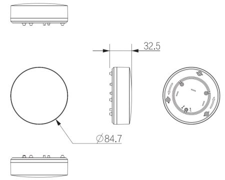 Беспроводной датчик протечки воды Dahua DHI-ARD912-W2(868) Беспроводной датчик протечки воды Dahua DHI-ARD912-W2(868)