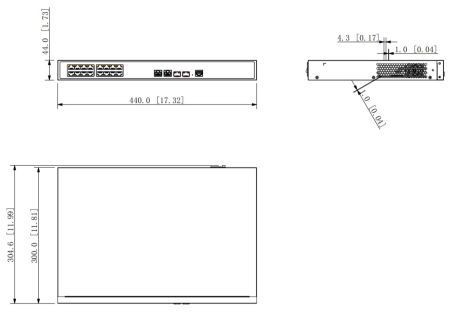 Управляемый POE коммутатор 18-портовый Dahua DH-PFS4218-16ET-190 Управляемый POE коммутатор 18-портовый Dahua DH-PFS4218-16ET-190