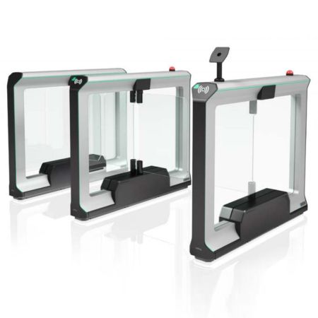 Распашной двухпроходной турникет Magnetic mWing с закаленными створками 900 мм Распашной двухпроходной турникет Magnetic mWing с закаленными створками 900 мм