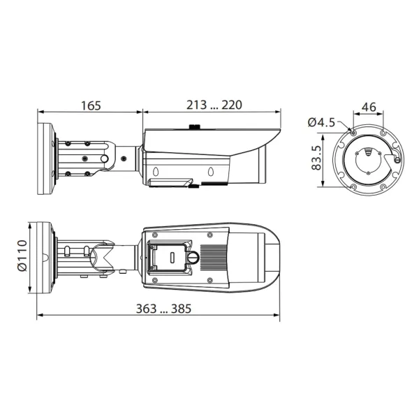 IP-видеокамера 2Мп RVi-2NCT2369 (5-50)