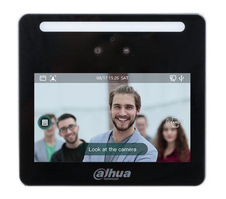 Биометрический терминал доступа AI Dahua DHI-ASI3213G-MW с распознаванием лиц Биометрический терминал доступа AI Dahua DHI-ASI3213G-MW с распознаванием лиц