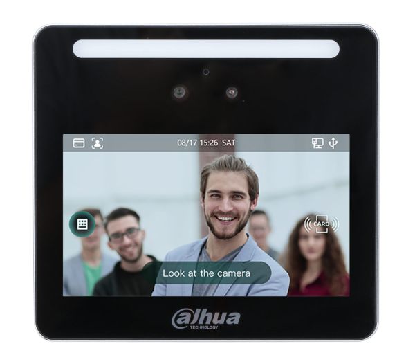 Биометрический терминал доступа AI Dahua DHI-ASI3213G-MW с распознаванием лиц Биометрический терминал доступа AI Dahua DHI-ASI3213G-MW с распознаванием лиц