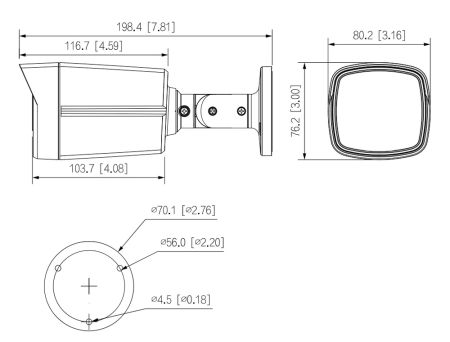Уличная HD-CVI видеокамера 8Мп Dahua DH-HAC-HFW1801TLMP-IL-A-0280B-S2 Уличная HD-CVI видеокамера 8Мп Dahua DH-HAC-HFW1801TLMP-IL-A-0280B-S2