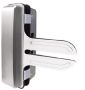 Ответная часть LocPro TD100X для замка GL725 для стеклянных распашных дверей монтажными пластинами Ответная часть LocPro TD100X для замка GL725 для стеклянных распашных дверей монтажными пластинами