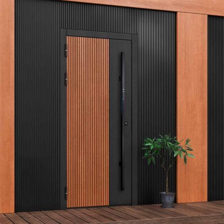 Электронный биометрический замок Sanyo D500 Tuya с видеонаблюдением, ручка-штанга Электронный биометрический замок Sanyo D500 Tuya с видеонаблюдением, ручка-штанга