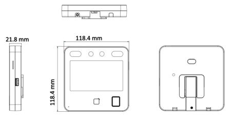 Терминал доступа HikVision DS-K1T343MFX с распознаванием лиц, отпечатков и карт Mifare Терминал доступа HikVision DS-K1T343MFX с распознаванием лиц, отпечатков и карт Mifare