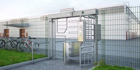 Полноростовой моторизированный турникет Magnetic MPB 112 (MPB112AA141) с моторизированной калиткой для велосипеда из нерж. стали Полноростовой моторизированный турникет Magnetic MPB 112 (MPB112AA141) с моторизированной калиткой для велосипеда из нерж. стали