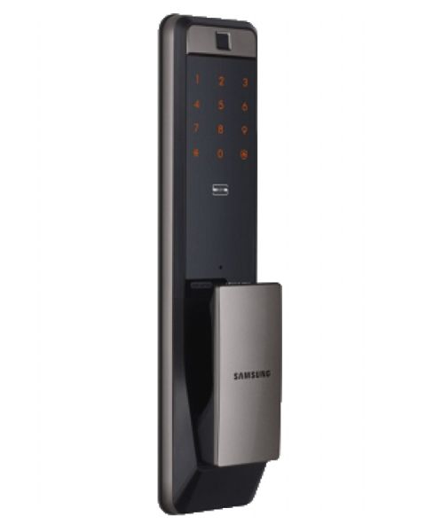 Электронный замок биометрический Samsung SHP DP-609 Silver с отпечатком пальца (двухригельный) Электронный замок биометрический Samsung SHP DP-609 Silver с отпечатком пальца (двухригельный)