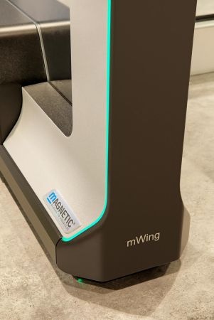 Распашной двухпроходной турникет Magnetic mWing с закаленными створками 900 мм Распашной двухпроходной турникет Magnetic mWing с закаленными створками 900 мм