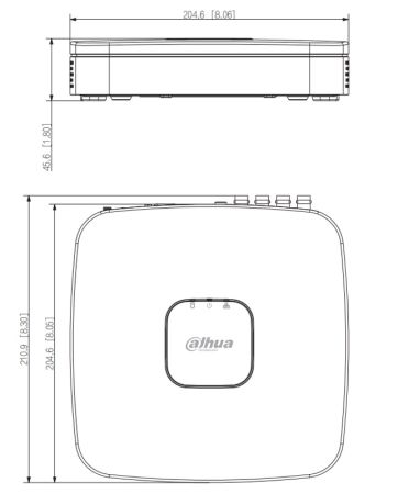 8-канальный HDCVI-видеорегистратор Dahua DH-XVR4108C-I 8-канальный HDCVI-видеорегистратор Dahua DH-XVR4108C-I
