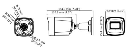 Уличная 5Мп HD-TVI видеокамера HiWatch DS-T520(С) (3.6 мм) Уличная 5Мп HD-TVI видеокамера HiWatch DS-T520(С) (3.6 мм)