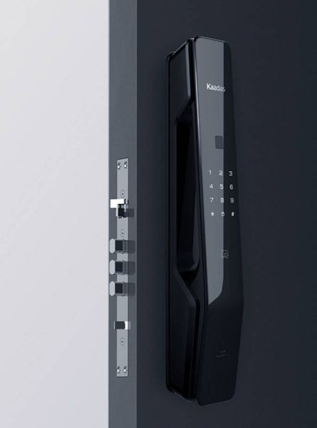 Электронный биометрический замок Kaadas KX-T Black, врезной Электронный биометрический замок Kaadas KX-T Black, врезной
