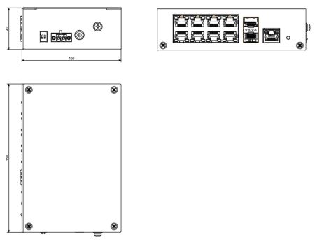 Неуправляемый 8-портовый PoE коммутатор Dahua DH-PFS3211-8GT-120 Неуправляемый 8-портовый PoE коммутатор Dahua DH-PFS3211-8GT-120