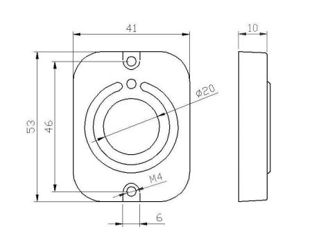 Кнопка выхода накладная EXITka Кнопка выхода накладная EXITka