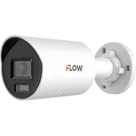 IP-камера 4Мп iFlow F-IC-2146CM(4mm) уличная, с микрофоном, BrightVu, SharpSense и двойной подсветкой до 40 м IP-камера 4Мп iFlow F-IC-2146CM(4mm) уличная, с микрофоном, BrightVu, SharpSense и двойной подсветкой до 40 м