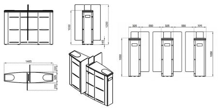 Турникет раздвижной двухпроходной Came Sliding Gate SG55, 550 мм, створки 1200 мм (SG55M-DBL) Турникет раздвижной двухпроходной Came Sliding Gate SG55, 550 мм, створки 1200 мм (SG55M-DBL)