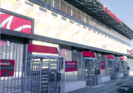 Турникет полноростовой двухпроходной Came Guardian BTX 400 (001PSGD4B), уличный из окрашенной стали Турникет полноростовой двухпроходной Came Guardian BTX 400 (001PSGD4B), уличный из окрашенной стали