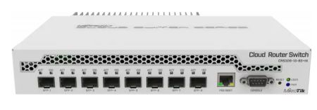 Управляемый оптический коммутатор MikroTik CRS309-1G-8S+IN Управляемый оптический коммутатор MikroTik CRS309-1G-8S+IN