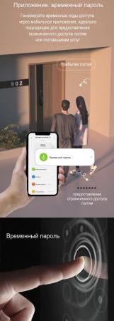 Электронный биометрический замок Moorgen T3+, 3-х ригельный, видеоглазок, Wi-Fi Электронный биометрический замок Moorgen T3+, 3-х ригельный, видеоглазок, Wi-Fi