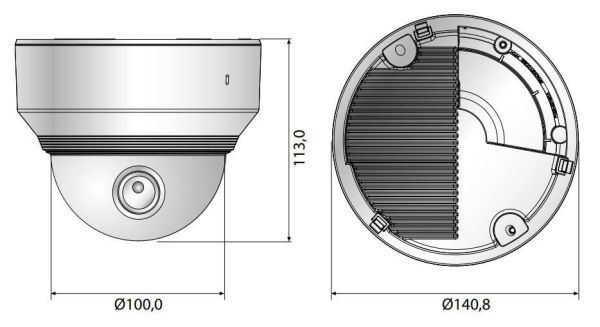 Купольная сетевая IP-видеокамера 5Мп Wisenet XND-8080R (3.9-9.4мм) Купольная сетевая IP-видеокамера 5Мп Wisenet XND-8080R (3.9-9.4мм)