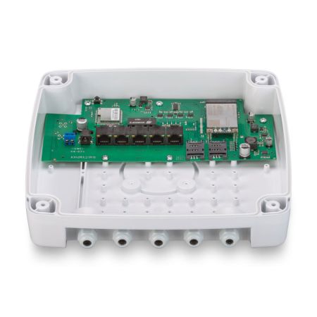 Роутер Kroks Rt-Ubx PoE DS e6 4-48 с модемом LTE cat.6 для видеонаблюдения Роутер Kroks Rt-Ubx PoE DS e6 4-48 с модемом LTE cat.6 для видеонаблюдения