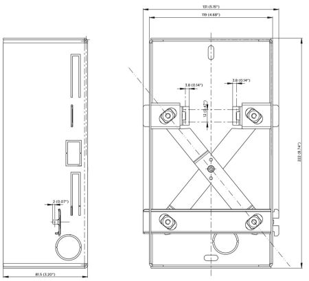 Утапливаемое крепление (2N9151001) для домофонов 2N IP Force/Safety Утапливаемое крепление (2N9151001) для домофонов 2N IP Force/Safety