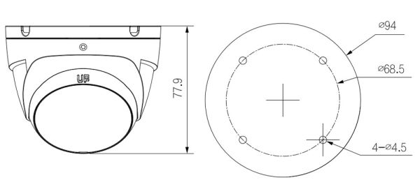 HD-CVI видеокамера 5Мп Dahua DH-HAC-T2A51P-U-0280B-S2, IP67, с ИК-подсветкой до 30 м HD-CVI видеокамера 5Мп Dahua DH-HAC-T2A51P-U-0280B-S2, IP67, с ИК-подсветкой до 30 м
