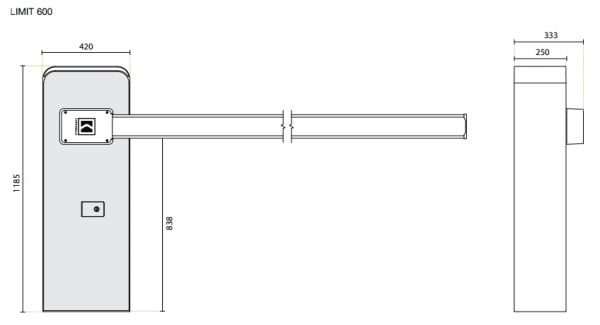 Шлагбаум автоматический Comunello Limit LT600KIT