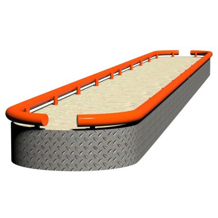 Отбойник радиусный ParkStyle для островка безопасности 7 м Отбойник радиусный ParkStyle для островка безопасности 7 м