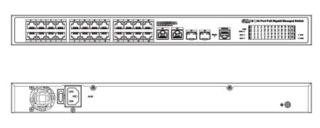 PoE-коммутатор 24-портовый Dahua DH-S4228-24GT-360, гигабитный, управляемый PoE-коммутатор 24-портовый Dahua DH-S4228-24GT-360, гигабитный, управляемый