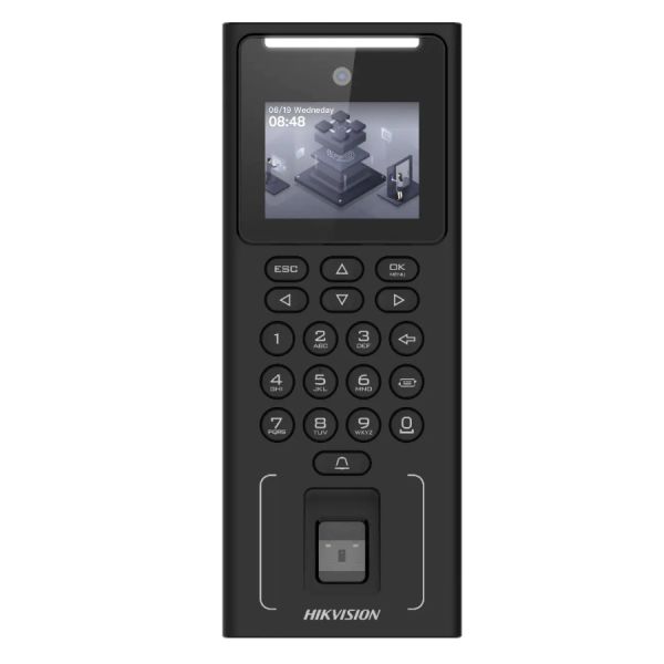 Терминал доступа Wi-Fi HikVision DS-K1T321MFWX с распознаванием лиц, отпечатков пальцев, карт Mifare Терминал доступа Wi-Fi HikVision DS-K1T321MFWX с распознаванием лиц, отпечатков пальцев, карт Mifare