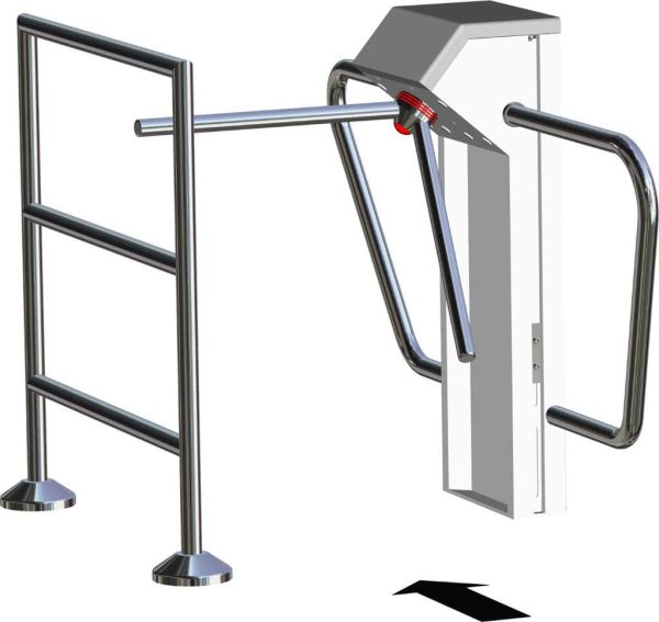 Двухштанговый турникет-трипод Gotschlich Compact Plus 2-Arm из окрашенной стали (6COР2AEB) Двухштанговый турникет-трипод Gotschlich Compact Plus 2-Arm из окрашенной стали (6COР2AEB)