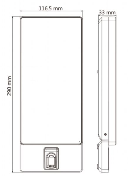 Биометрический терминал доступа HikVision DS-K1T671TMFW по распознаванию лиц Биометрический терминал доступа HikVision DS-K1T671TMFW по распознаванию лиц