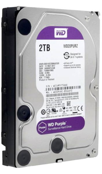 Жесткий диск 2ТБ Western Digital Purple WD20PURZ Жесткий диск 2ТБ Western Digital Purple WD20PURZ