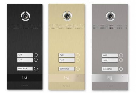 Вызывная панель на 2 абонента Bas-IP BI-02FB Silver с идентификацией по смартфону и распознаванием лиц Вызывная панель на 2 абонента Bas-IP BI-02FB Silver с идентификацией по смартфону и распознаванием лиц