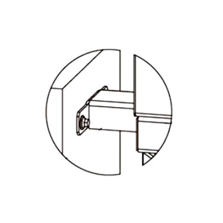 Кронштейн PERCo RF01 0-11 для стыковки турникета RTD-15 со стеной Кронштейн PERCo RF01 0-11 для стыковки турникета RTD-15 со стеной
